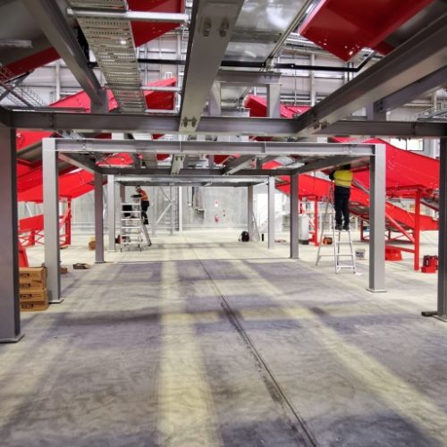 Mail Sortation Conveyor Structure